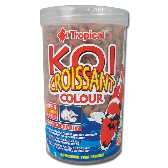 tropical-koi-croissants-colour-1000-ml-schwimmendes-koi-farb-futter image 1