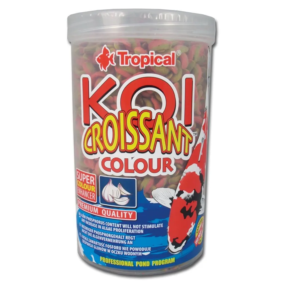 tropical-koi-croissants-colour-1000-ml-schwimmendes-koi-farb-futter image 1
