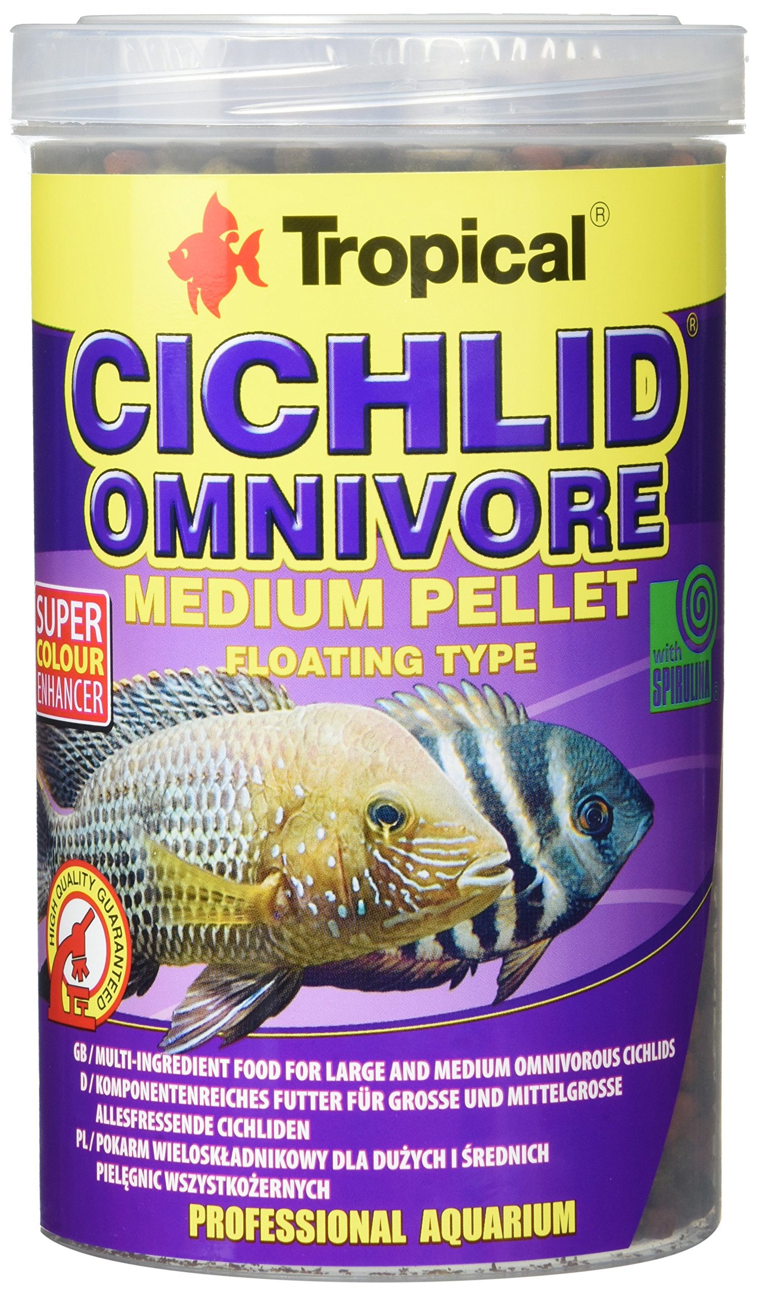tropical-cichlid-omnivore-medium-pellet-500-ml-schwimmfutter-f-r-mittelgro-e-gro image 3