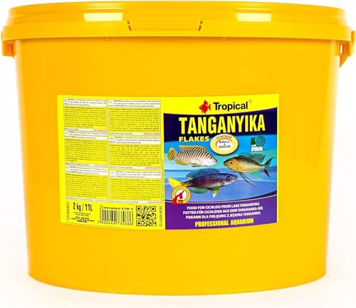 tropical-tanganyika-flockenfutter-f-r-tanganjika-cichliden-11-liter image 2