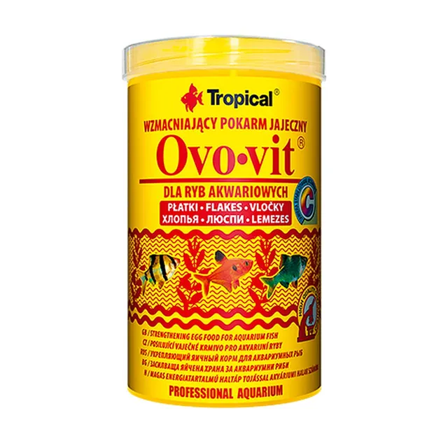 tropical-ovo-vit-flockenfutter-250-ml-aufzucht-und-vitamin-flocken image 1