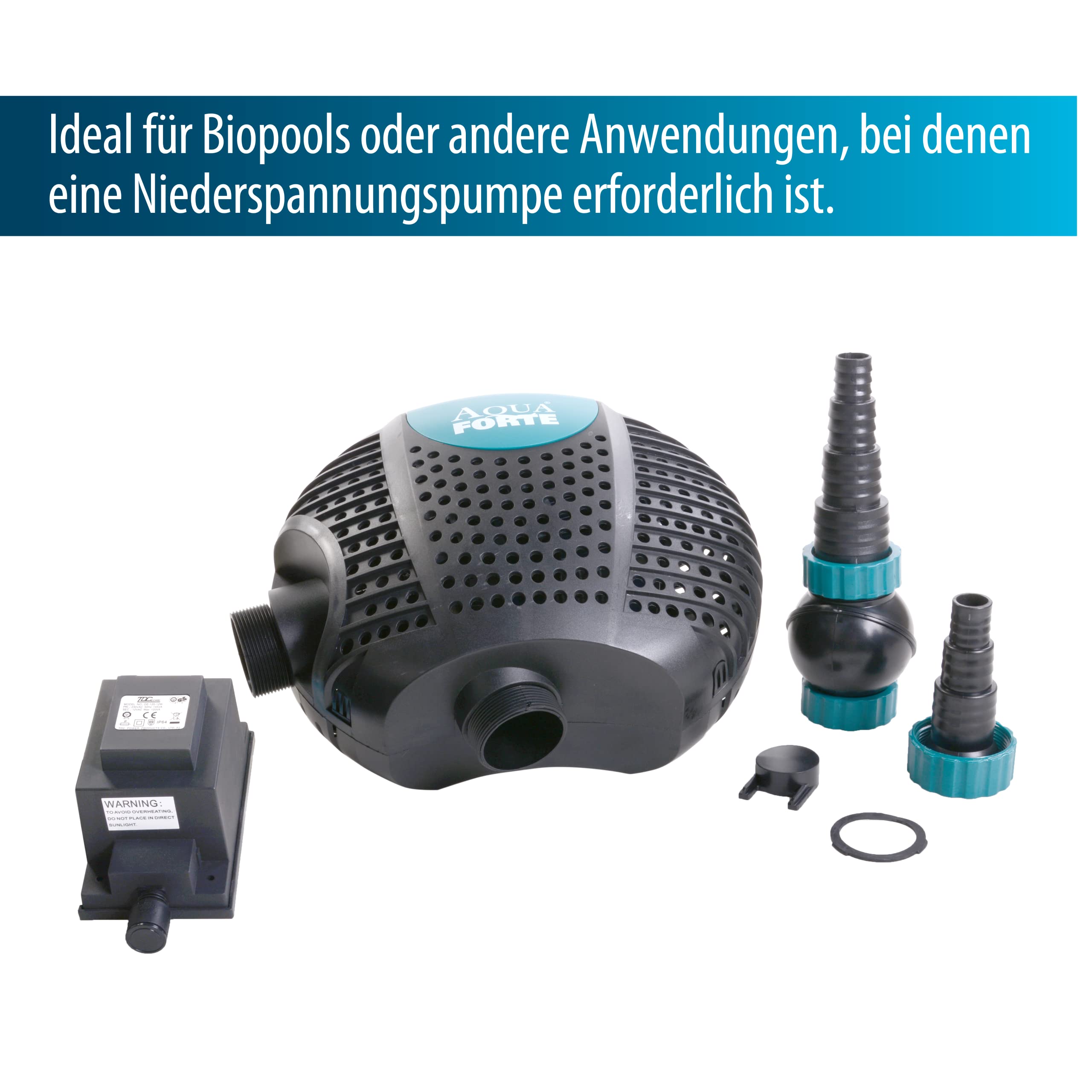 aquaforte-o-plus-10-000-niedervolt-12v-filterpumpe-85w-10m-h image 2