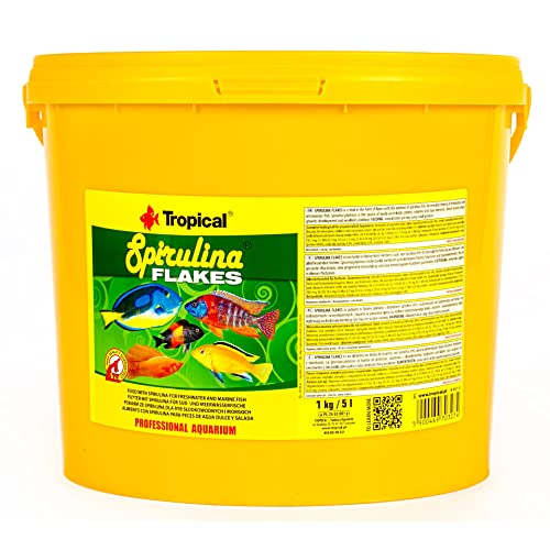 tropical-spirulina-flakes-pflanzliches-flockenfutter-mit-spirulina-5-l image 4