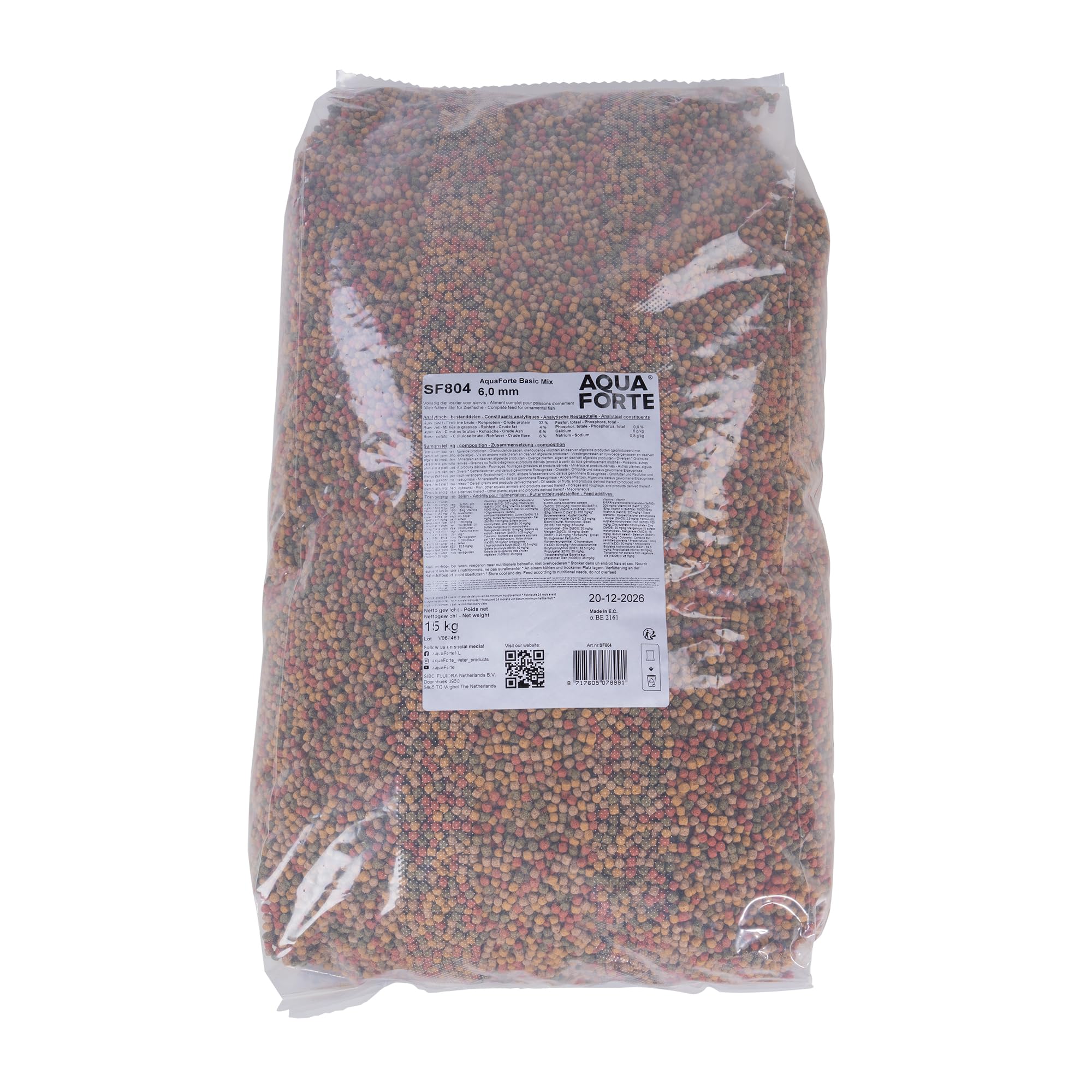 aquaforte-schwimmfutter-zierfische-15-kg-granulat-6-mm-4-sorten-mix image 1