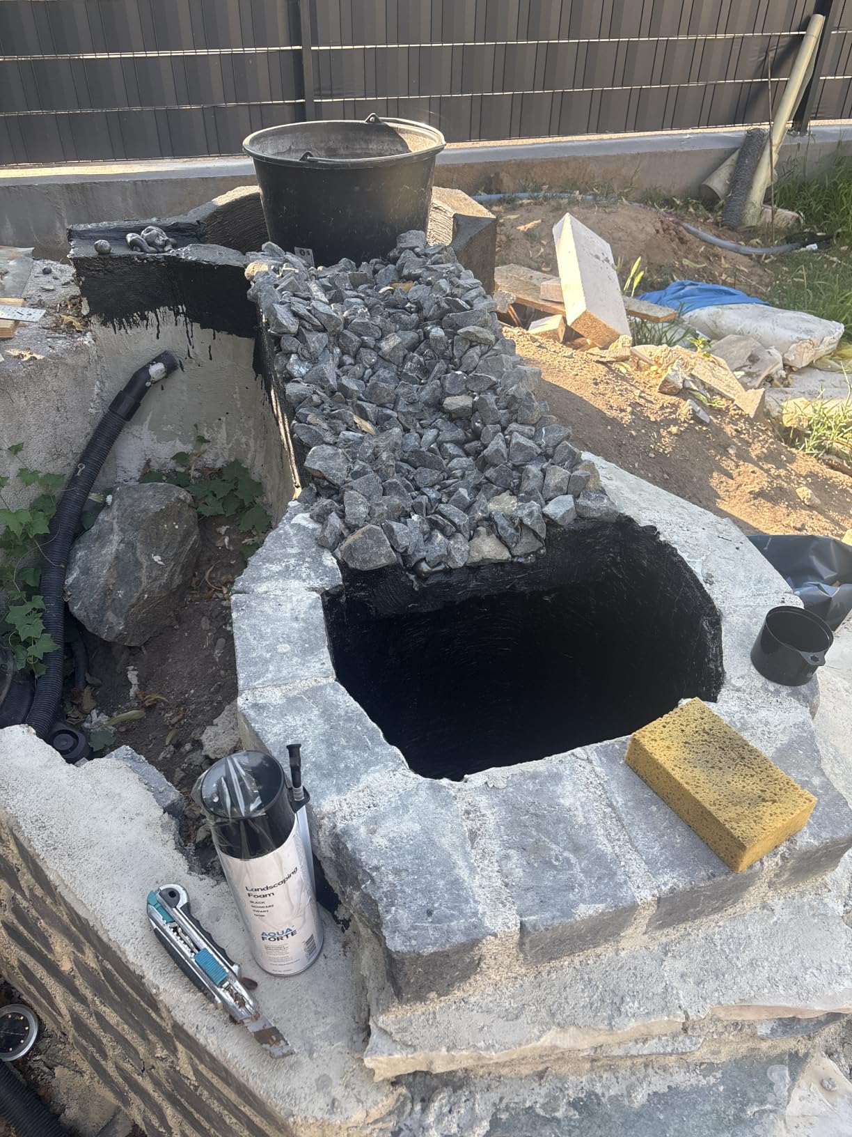 Gut für Steinmauer