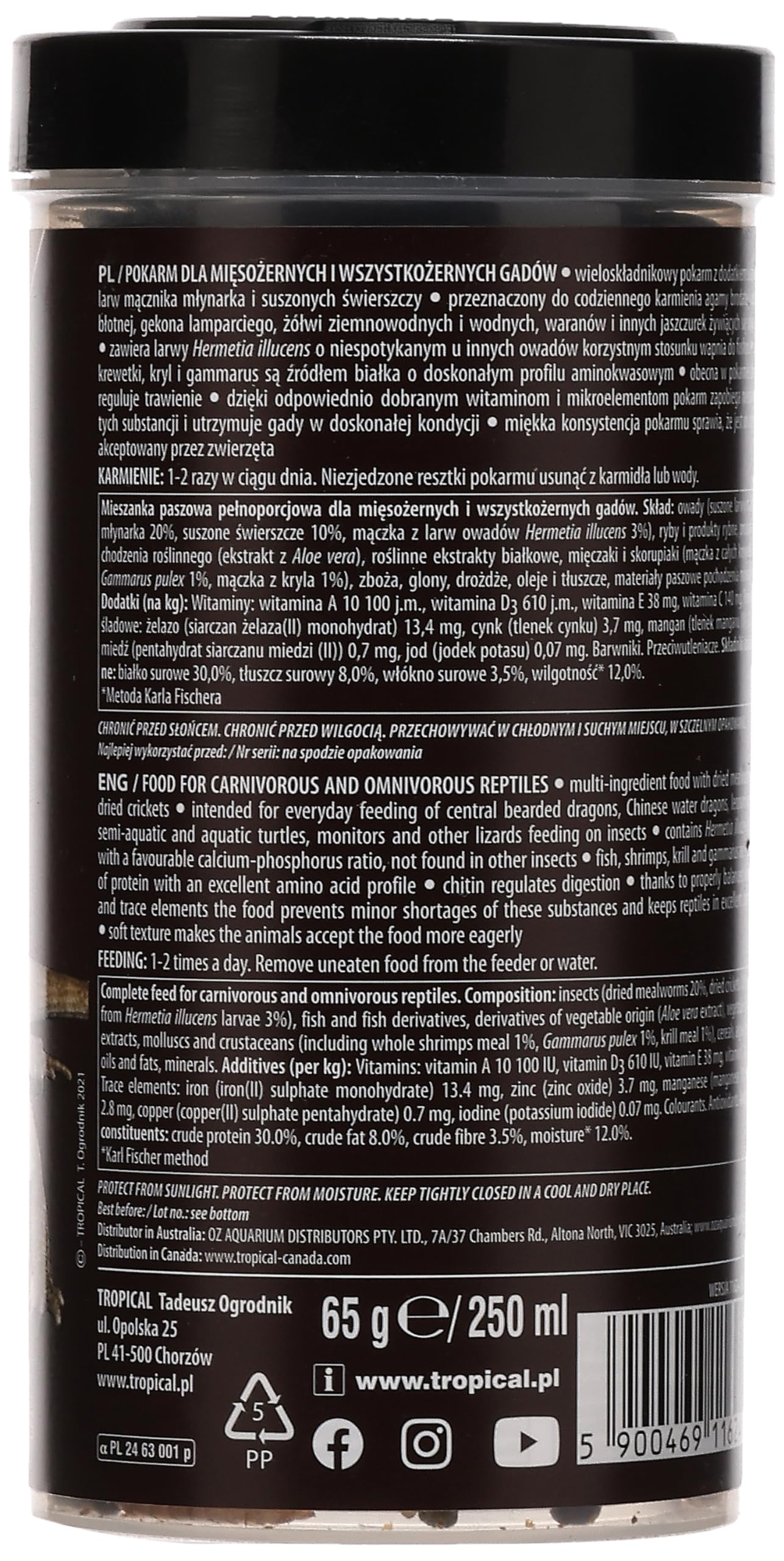 tropical-reptiles-carnivore-soft-line-futter-65-g-250-ml-f-r-fleischfressende-re image 2