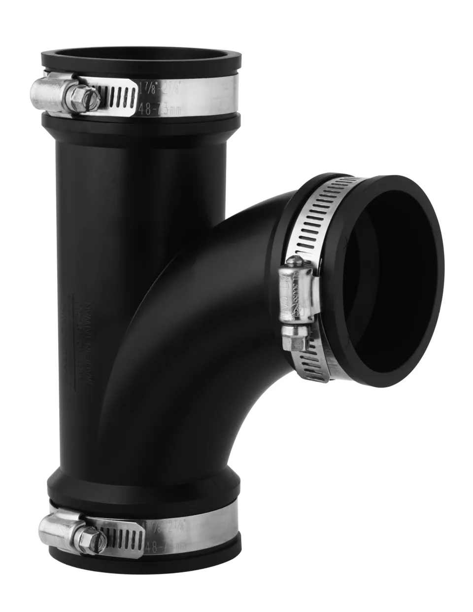 aquaforte-flexibles-t-st-ck-63-mm-klemmverbinder-63-57-mm-schwarz image 1