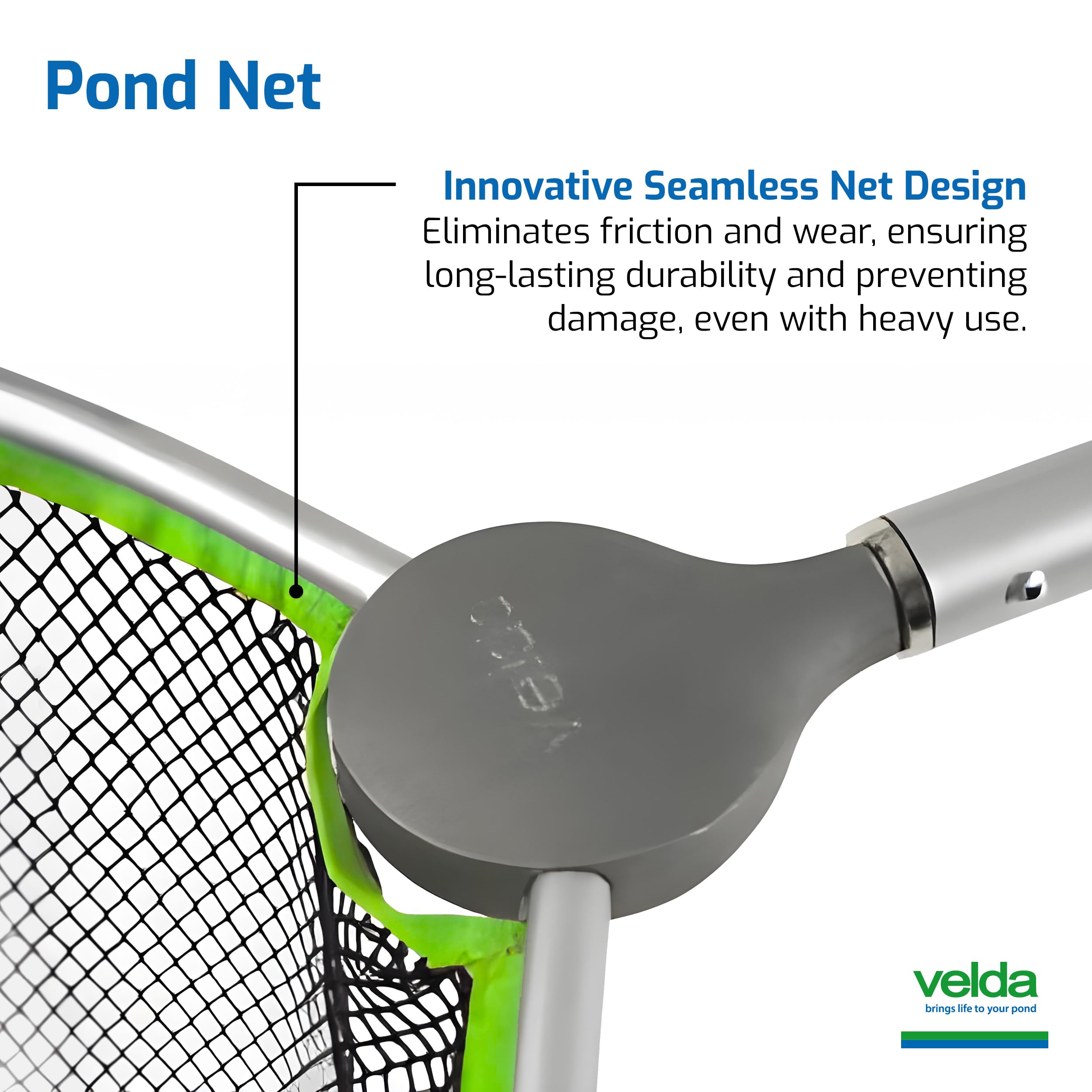 velda-pond-net-viereckig-35-cm-kescher-mit-teleskopstiel image 3