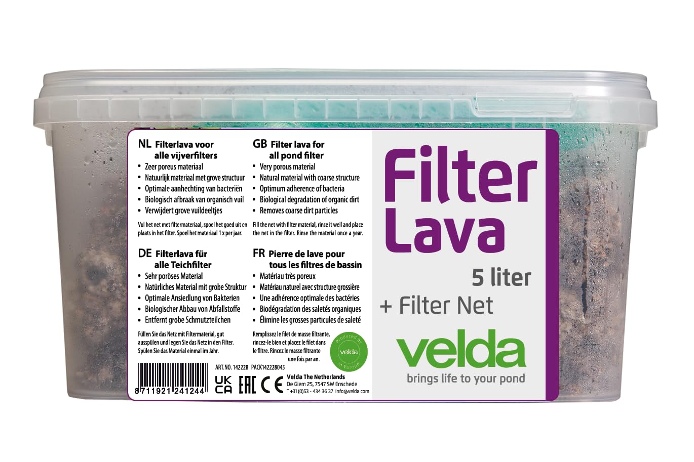 velda-vt-filter-lava-5000-ml-biologisches-filtermedium-mit-netz image 1