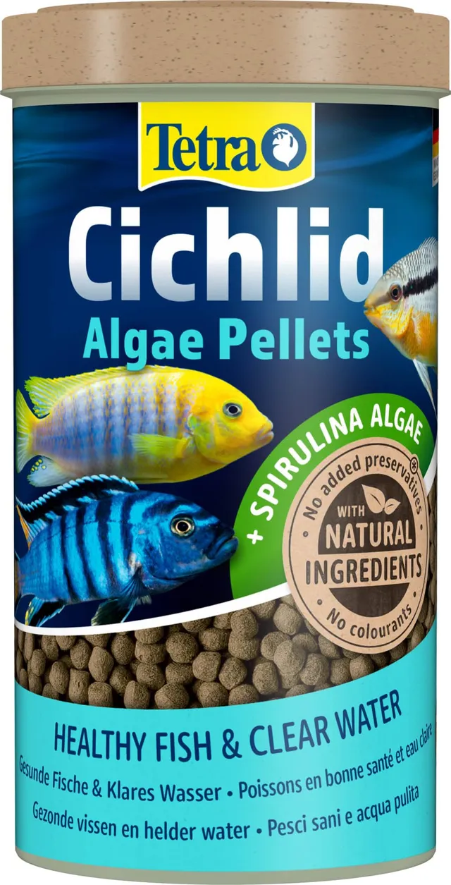 tetra-cichlid-algae-pellets-fischfutter-mit-spirulina-500-ml image 1