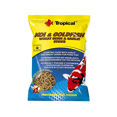 tropical-koi-goldfish-wheat-germ-garlic-sticks-teichfutter-2x-1000-ml-90-g image 3