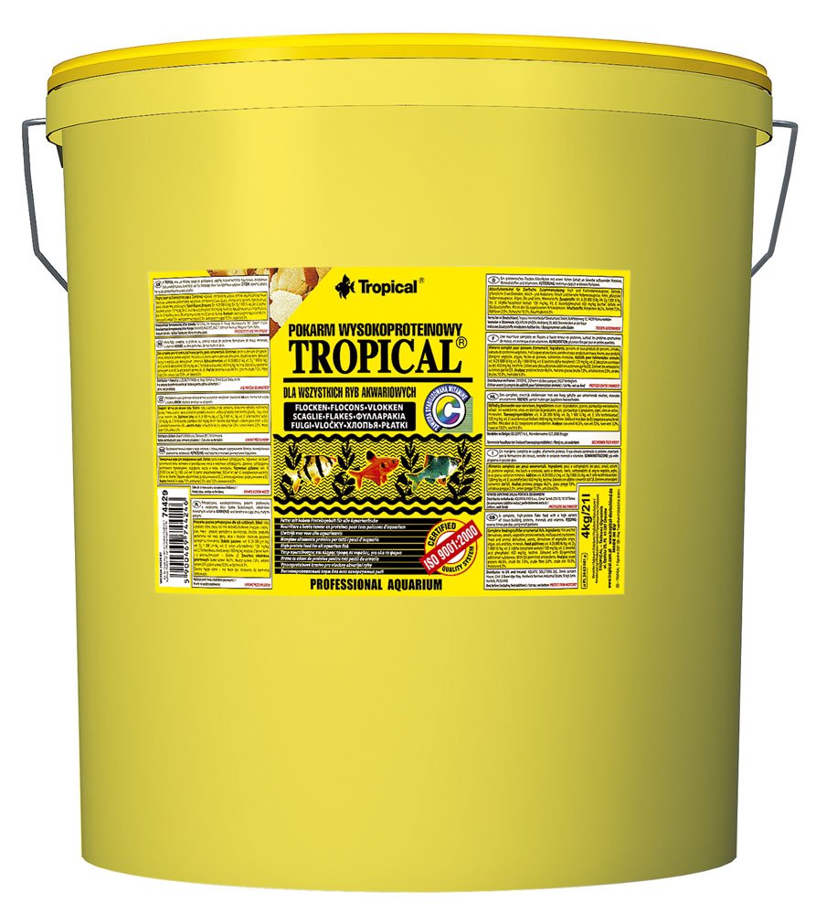 tropical-hauptfutter-proteinreiches-flockenfutter-f-r-alle-zierfische-21-liter image 1