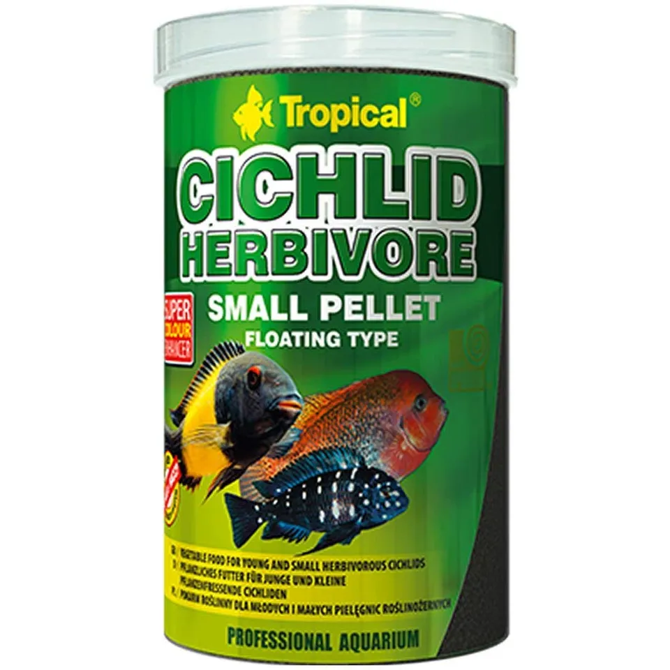 tropical-cichlid-herbivore-small-pellet-1-l-f-r-pflanzenfressende-cichliden image 1