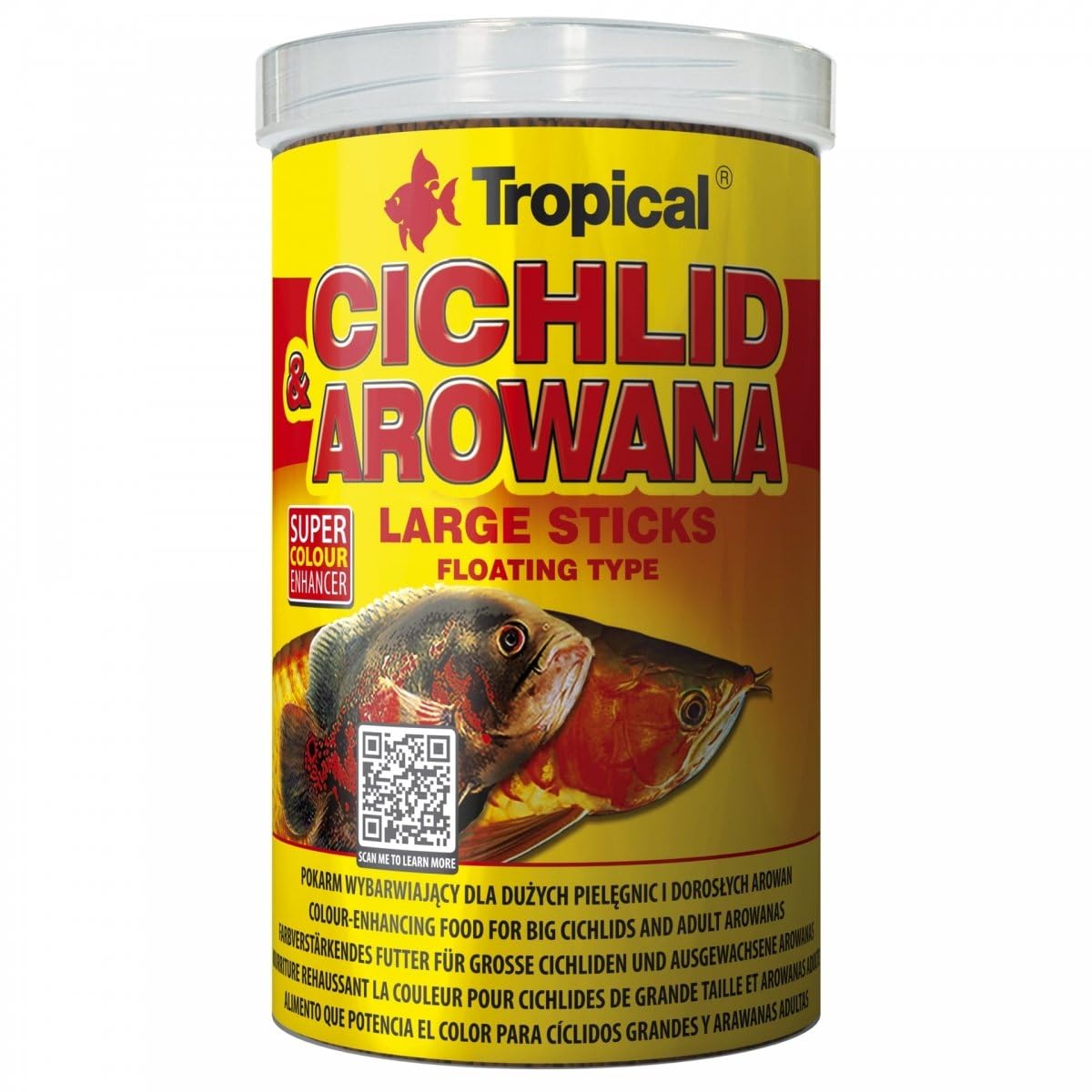 tropical-cichlid-arowana-large-sticks-1000-ml-gro-cichliden-futter image 3