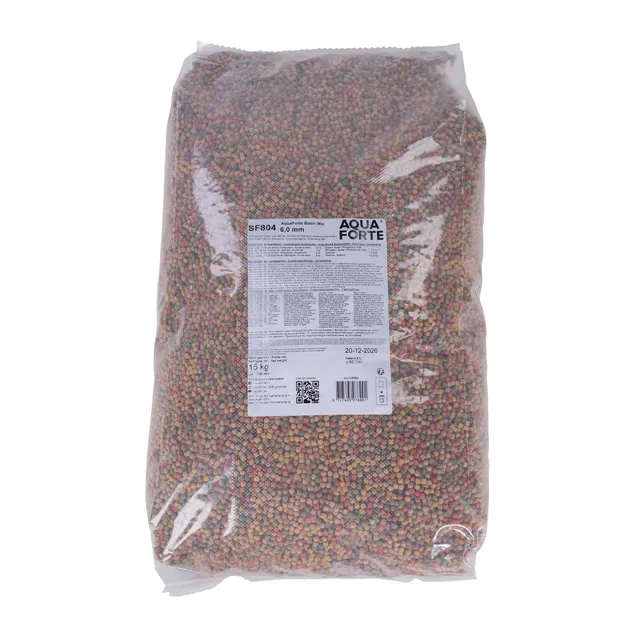 aquaforte-schwimmfutter-zierfische-15-kg-granulat-6-mm-4-sorten-mix image 1