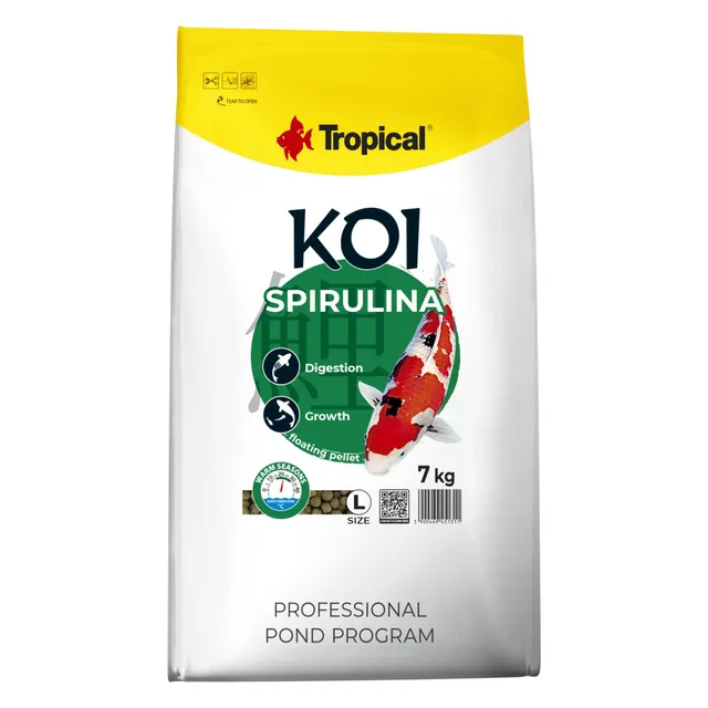 tropical-koi-spirulina-pellet-size-l-7-kg-teichfischfutter image 1