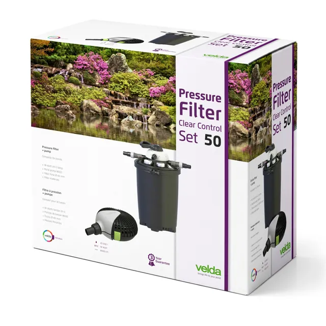 velda-clear-control-50-set-druckfilter-mit-uv-c image 1