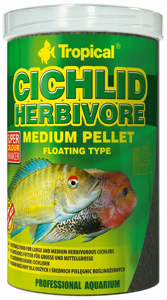 tropical-cichlid-herbivore-medium-pellet-pflanzenfutter-f-r-mittlere-und-gro-e-c image 1
