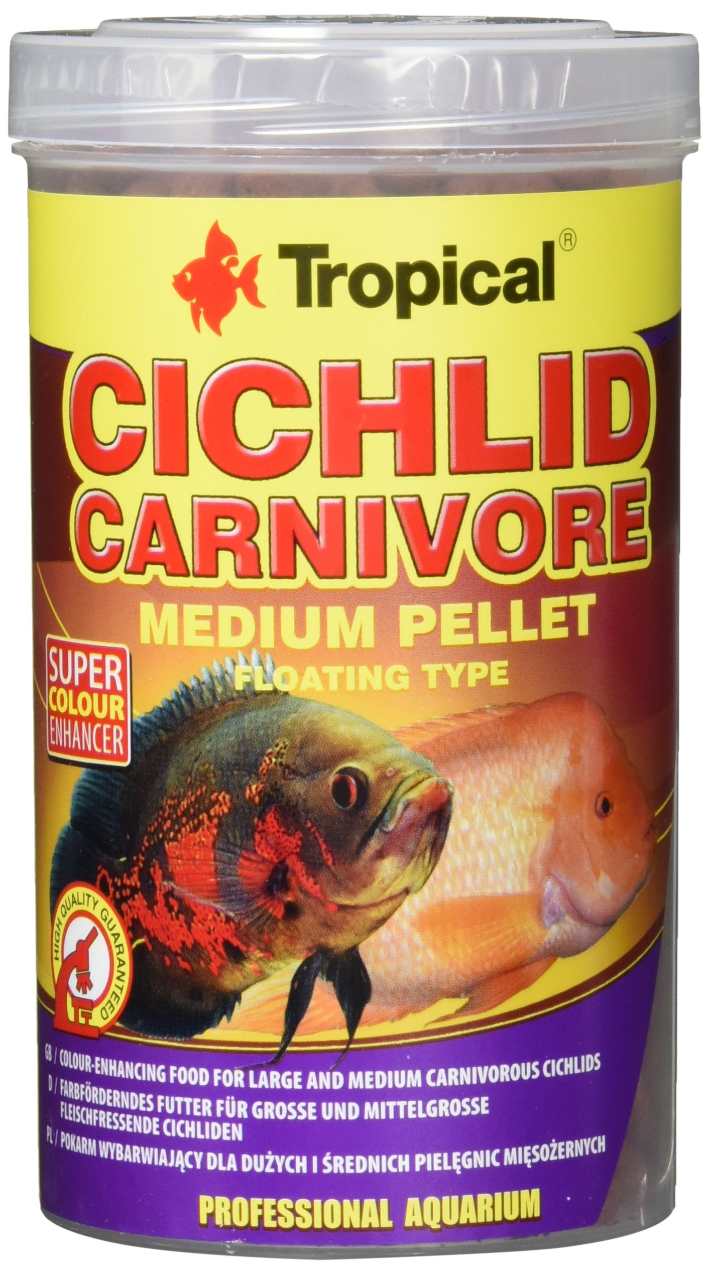 tropical-cichlid-carnivore-medium-pellet-f-r-fleischfressende-cichliden-500-ml image 1