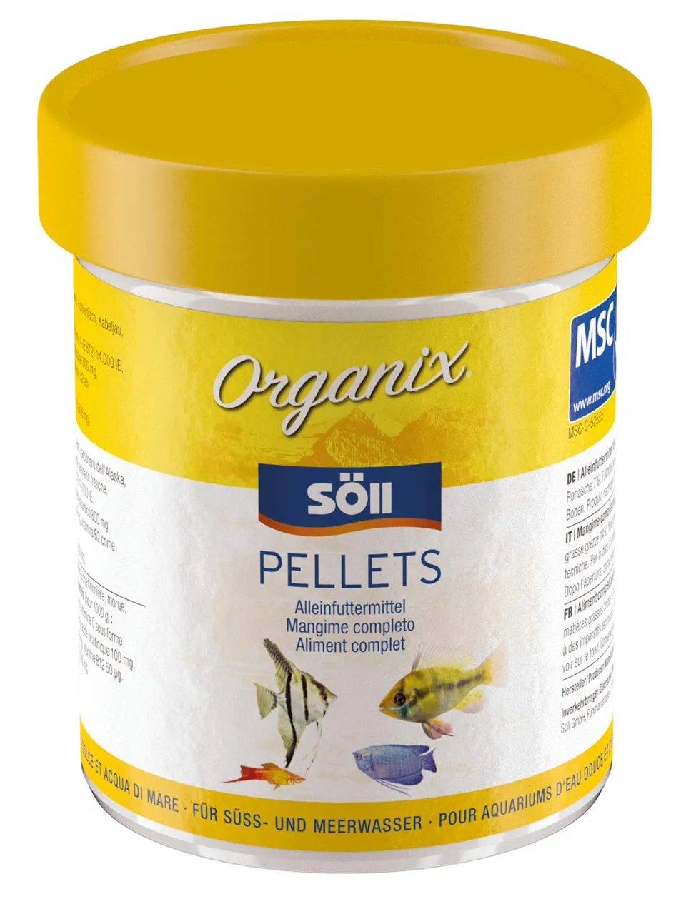 s-ll-81944-organix-pellets-130-ml-hauptfutter-f-r-kleine-fische image 1