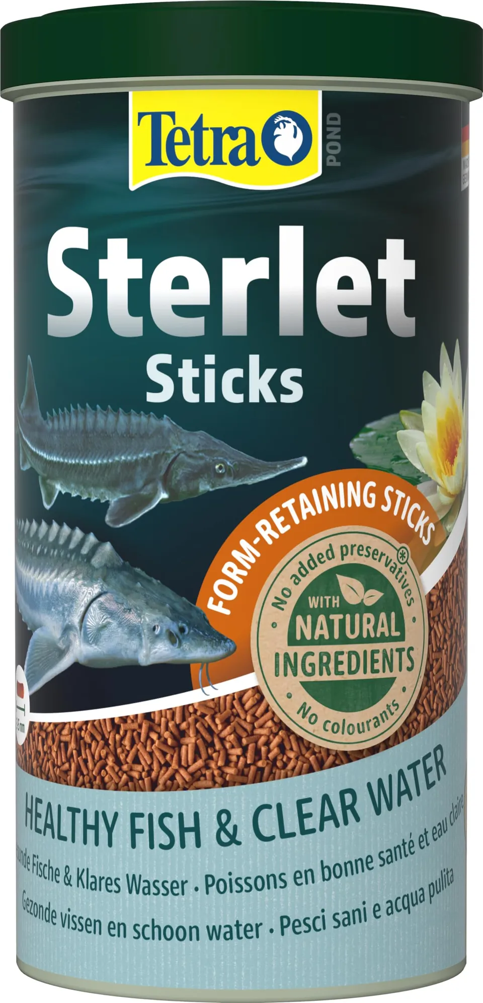 tetra-pond-sterlet-sticks-st-rfutter-1-l-dose-schnell-sinkend-formstabil image 1