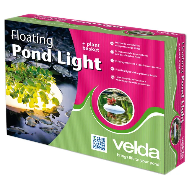 velda-floating-pond-light-schwimmleuchte-mit-pflanzkorb-3-watt-led image 1