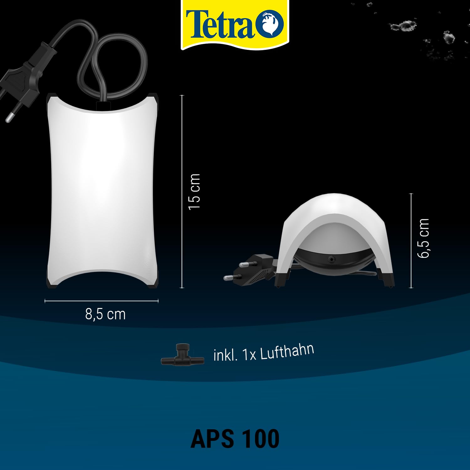 tetra-aps-100-aquarium-luftpumpe-wei-100-l-h-f-r-50-100-l image 5