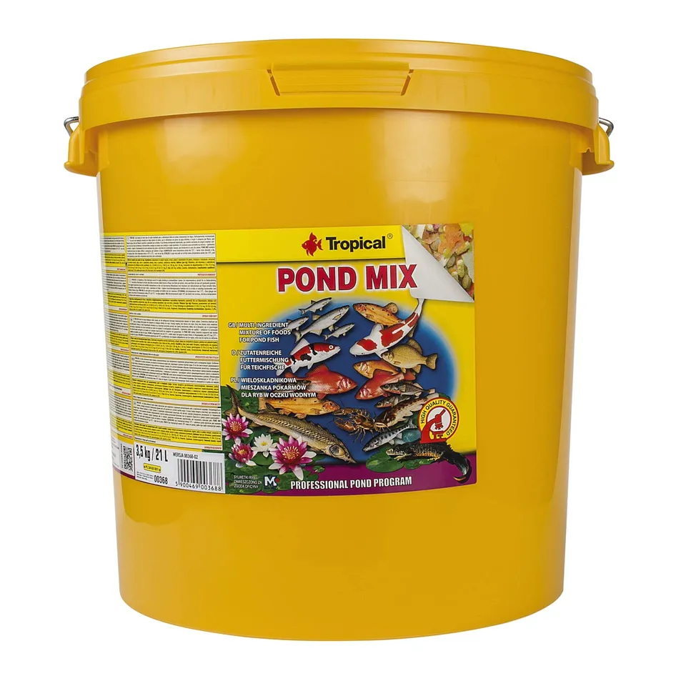 tropical-pond-mix-teichfisch-mischfutter-21-l-3-5-kg image 1