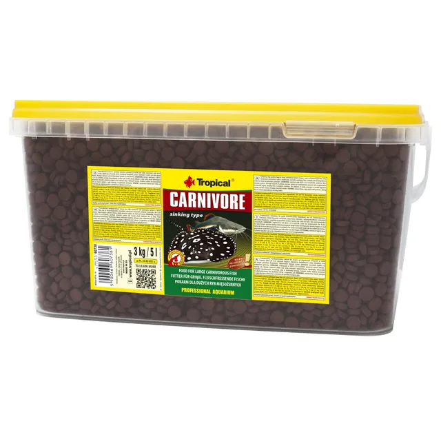 tropical-carnivore-futter-f-r-gro-e-fleischfressende-fische-sinkend-5l image 1