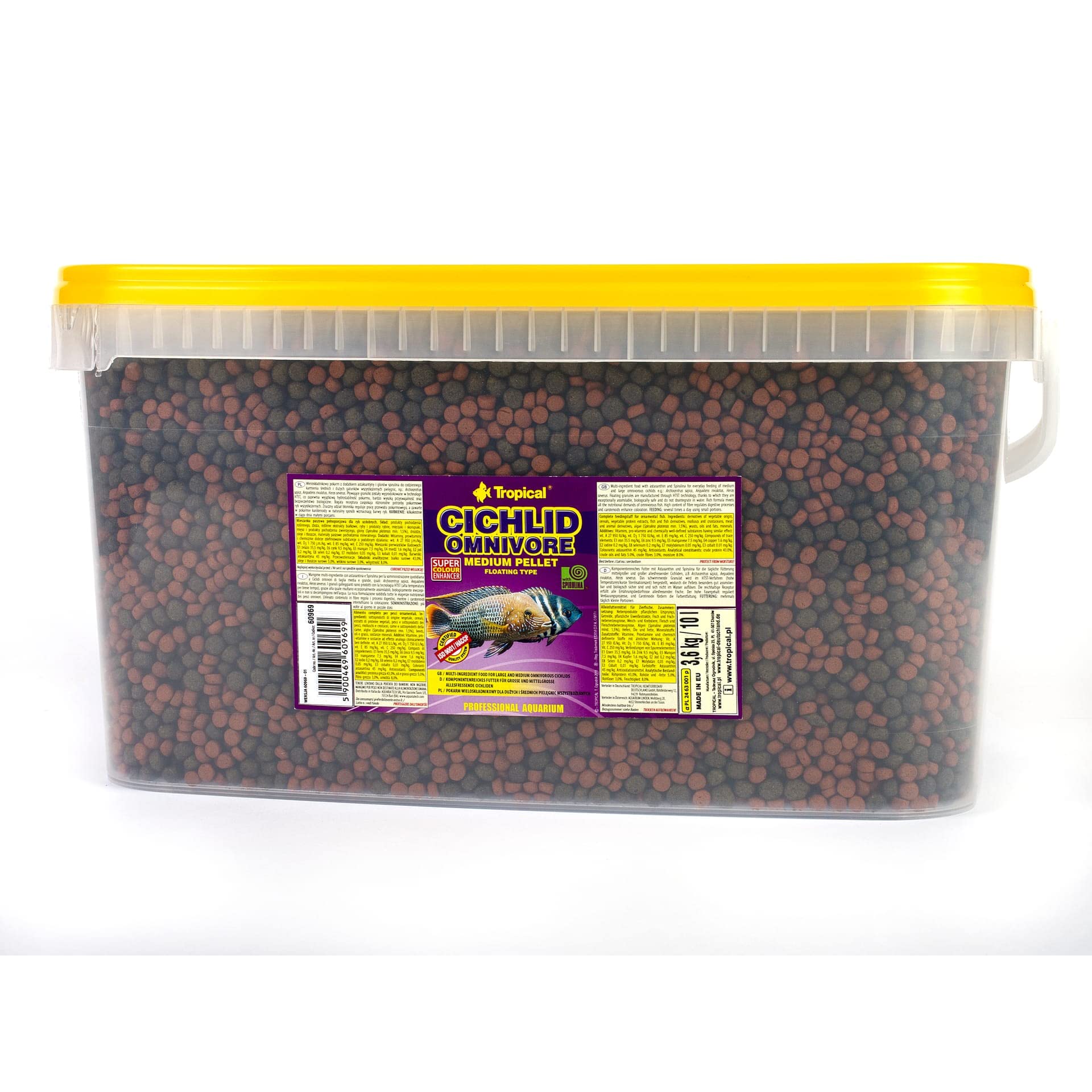 tropical-cichlid-omnivore-medium-pellet-schwimmfutter-4-l image 1