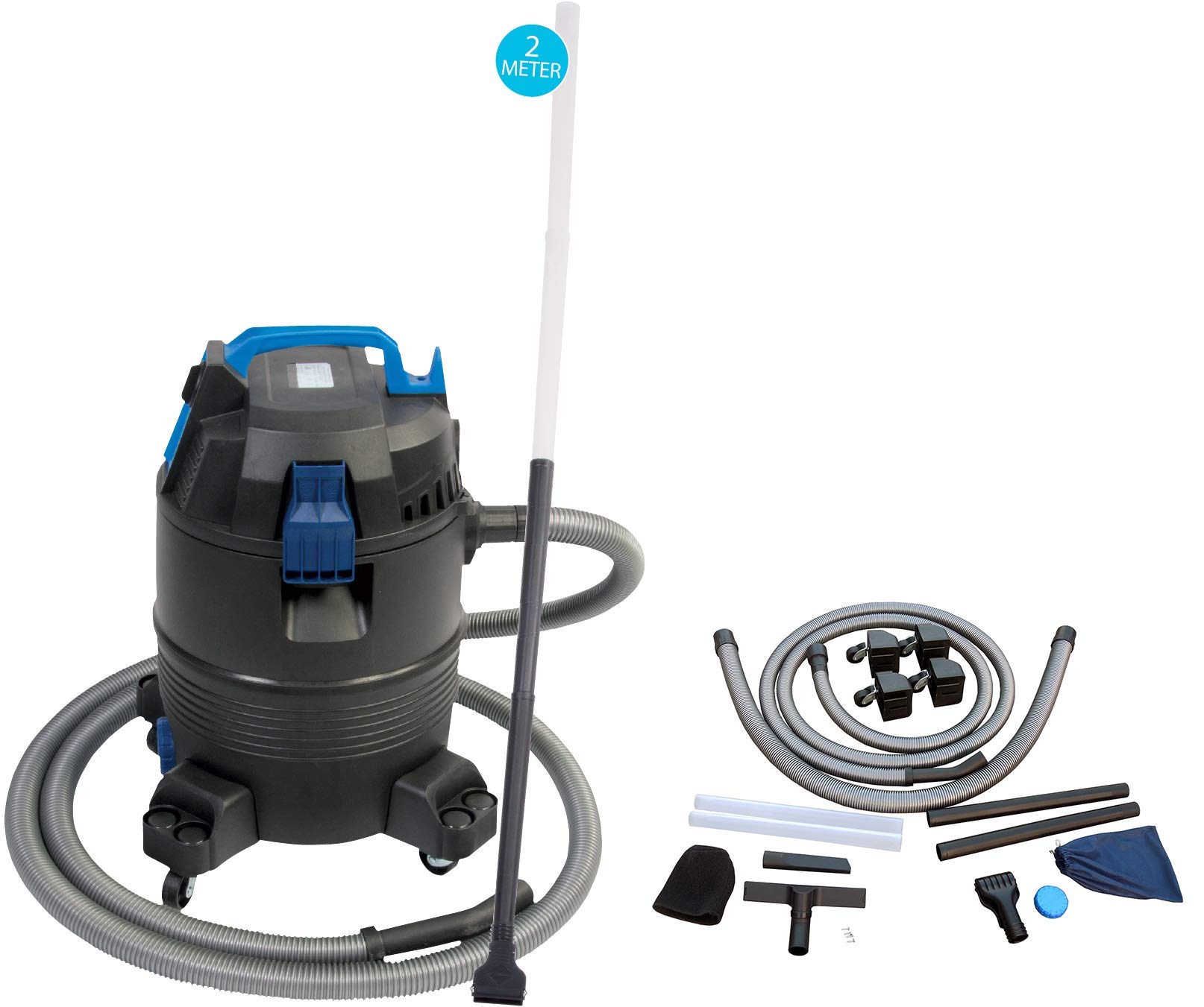 aquaforte-nass-trockensauger-1400w-35l-teich-und-poolsauger image 1