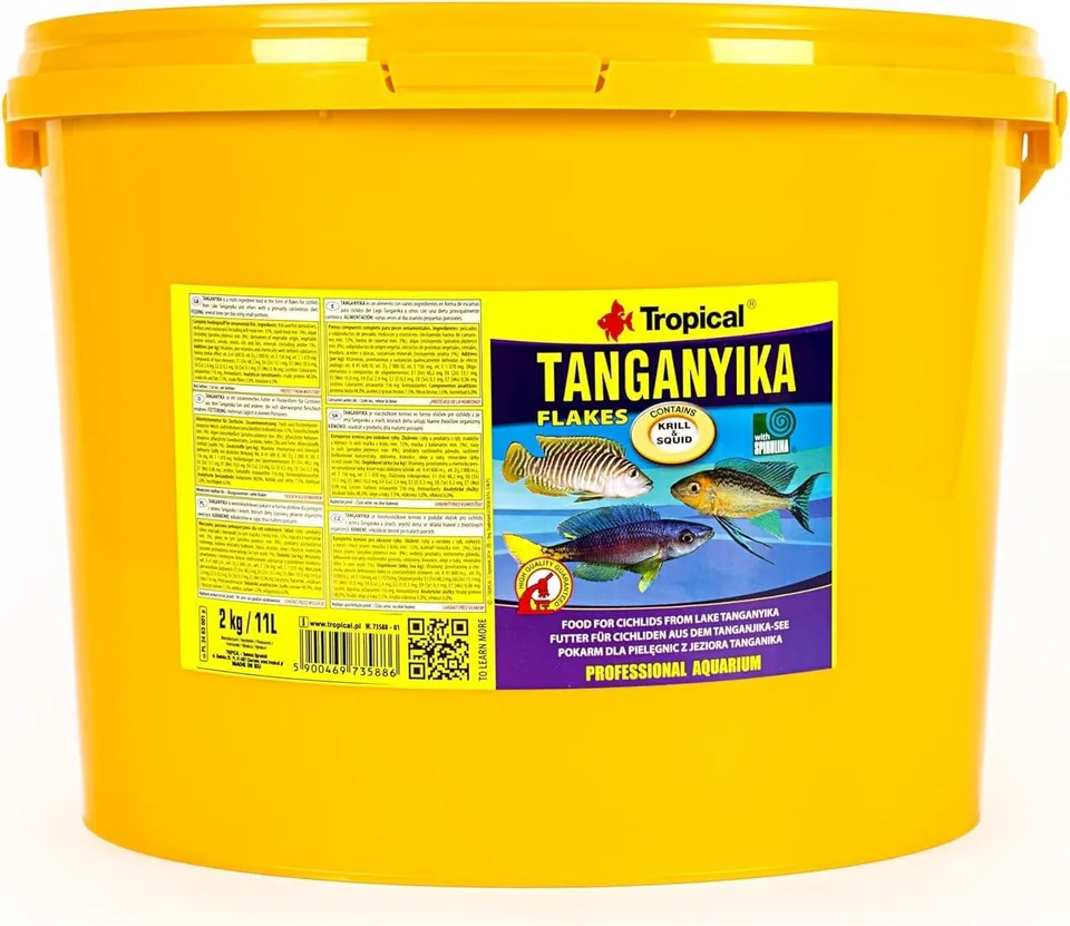 tropical-tanganyika-flockenfutter-f-r-tanganjika-cichliden-11-liter image 1