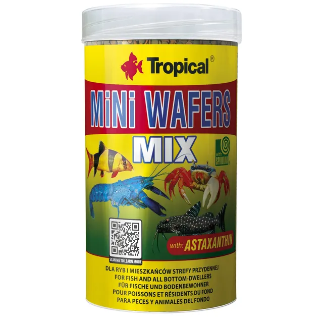 tropical-mini-wafers-mix-mini-chips-f-r-bodenfressende-zierfische-250-ml image 1