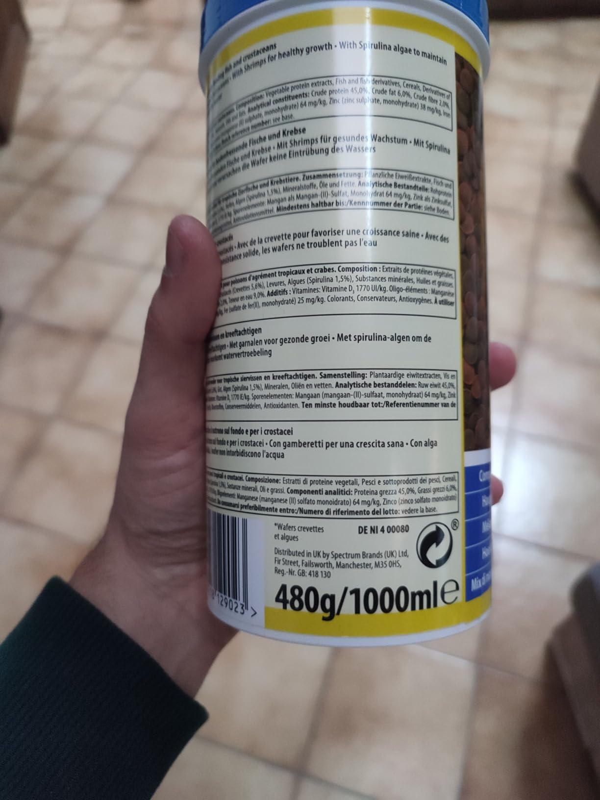 Für meine Schmerlen zu hart