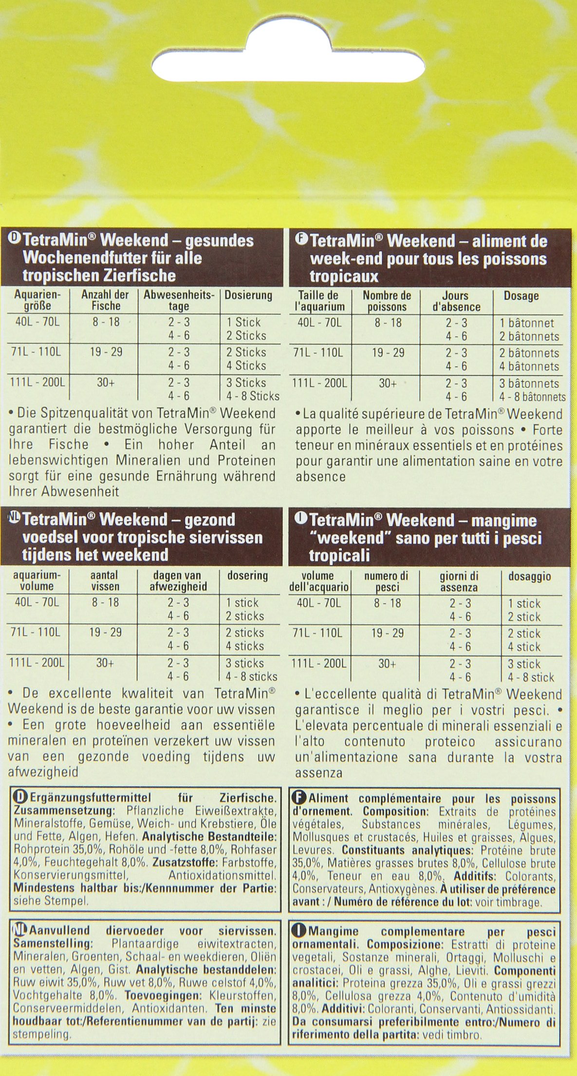 tetra-tetramin-weekend-wochenendfutter-sticks-f-r-zierfische-20-st-ck image 2