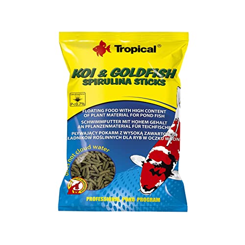 tropical-koi-goldfish-spirulina-sticks-teichfutter-2x-1000-ml-90-g image 2