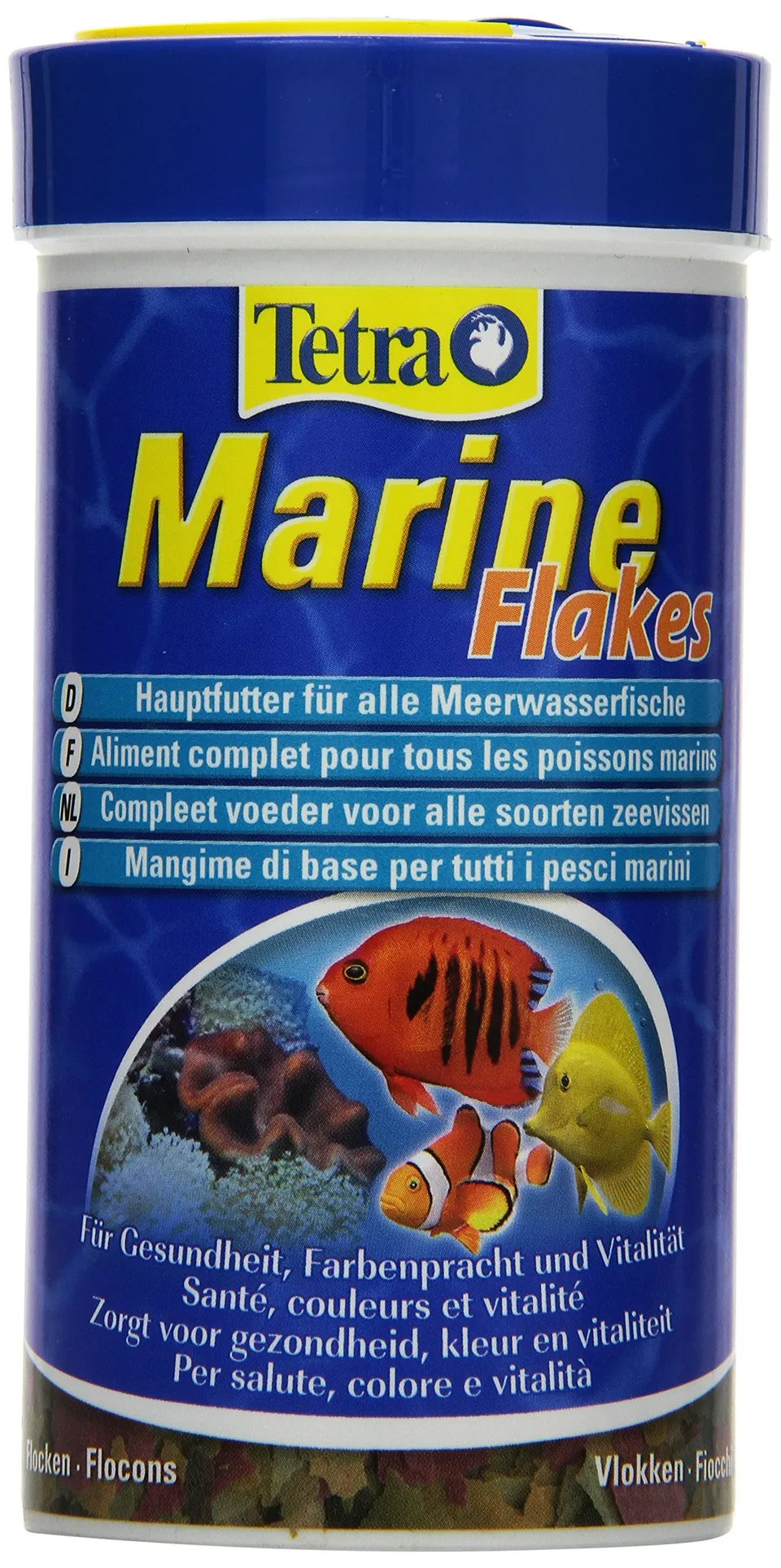 tetra-marine-flakes-flockenfutter-f-r-meerwasserfische-250-ml-52-g-dose image 1