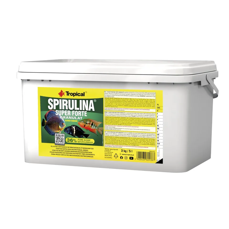 tropical-super-spirulina-forte-granulat-36-spirulina-5l image 1