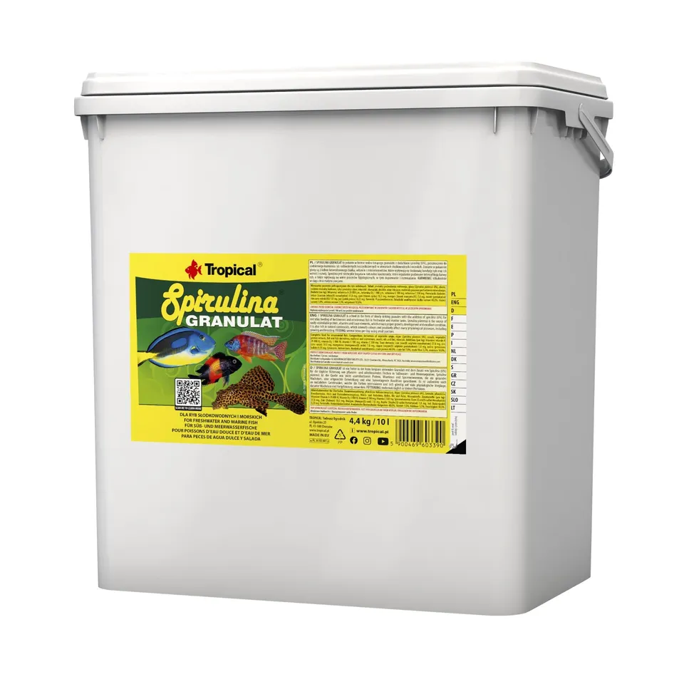 tropical-spirulina-granulat-pflanzenfutter-4400-g-f-r-s-und-meerwasserfische image 1