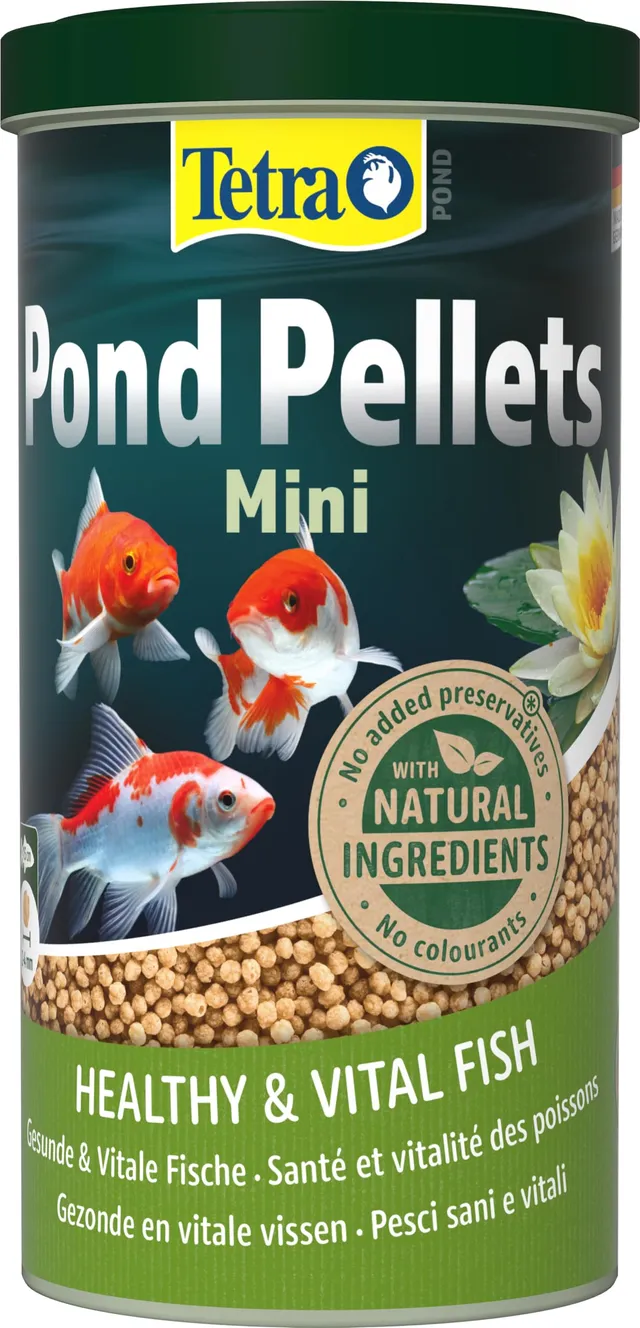 tetra-pond-pellets-mini-fischfutter-1-l-dose-f-r-kleine-teichfische-bis-15-cm image 1