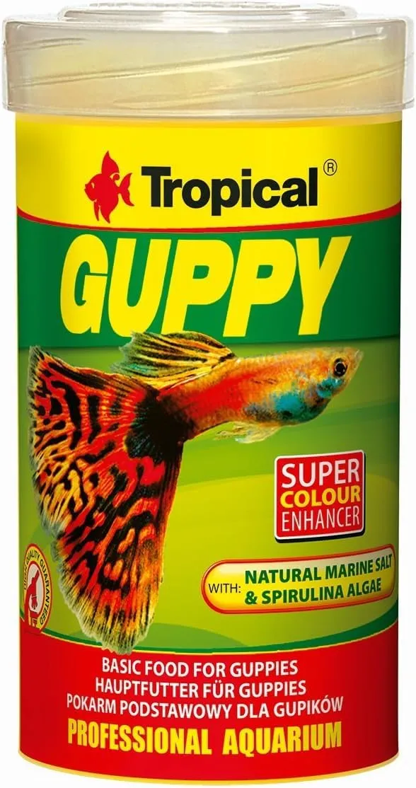 tropical-guppy-flockenfutter-f-r-guppys-und-lebendgeb-rer-100-ml image 1