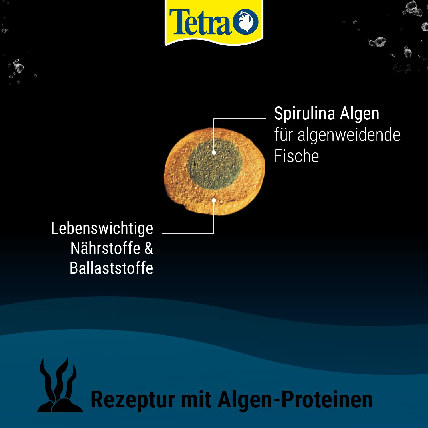 tetra-pleco-algae-wafers-bodenfischfutter-mit-spirulina-250-ml image 4