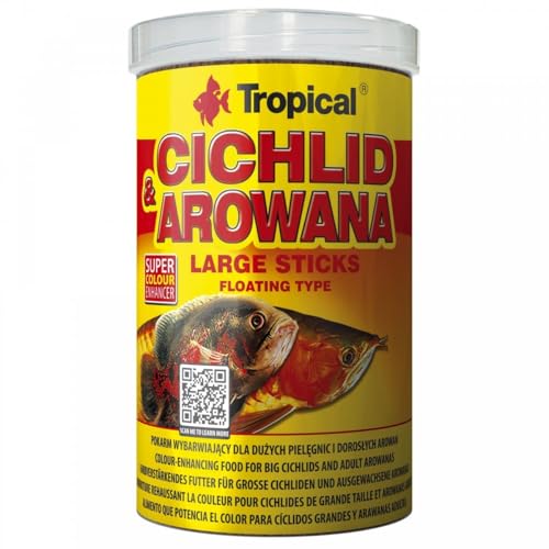 tropical-cichlid-arowana-large-sticks-1000-ml-gro-cichliden-futter image 7