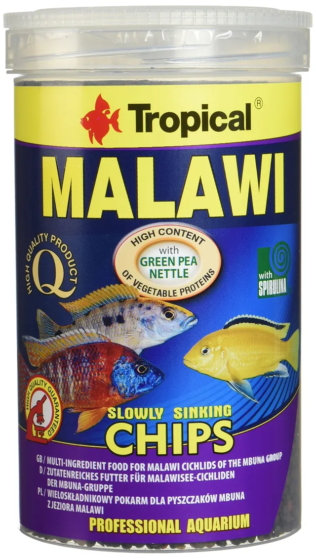 tropical-malawi-chips-pflanzen-chips-1-l-f-r-malawi-und-tanganjika-cichliden image 1
