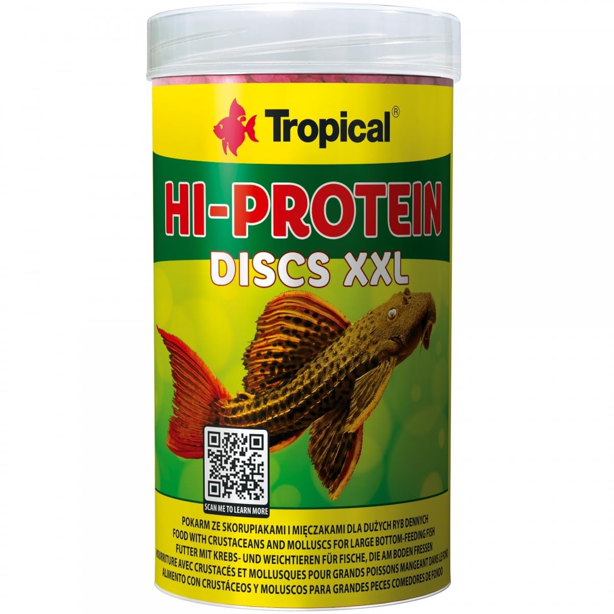 tropical-hi-protein-discs-xxl-bodenfischfutter-250-ml image 1