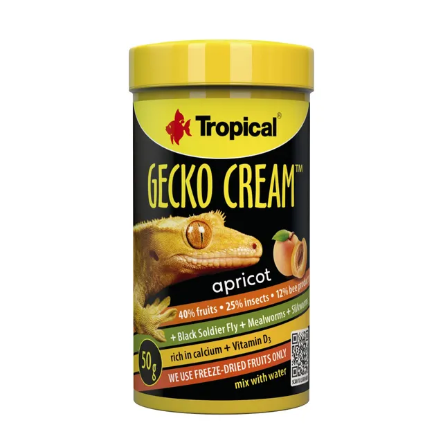 tropical-gecko-cream-apricot-pulverfutter-100-ml-50-g image 1