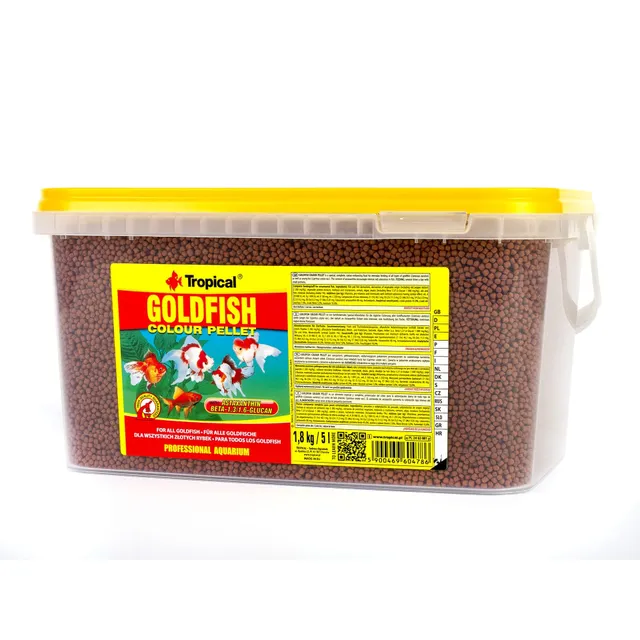 tropical-goldfish-colour-pellet-teich-und-goldfischfutter-5000-ml image 1