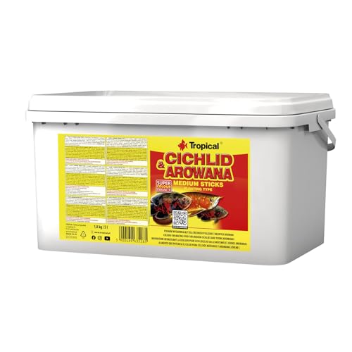tropical-cichlid-arowana-medium-sticks-mit-astaxanthin-5-liter image 3
