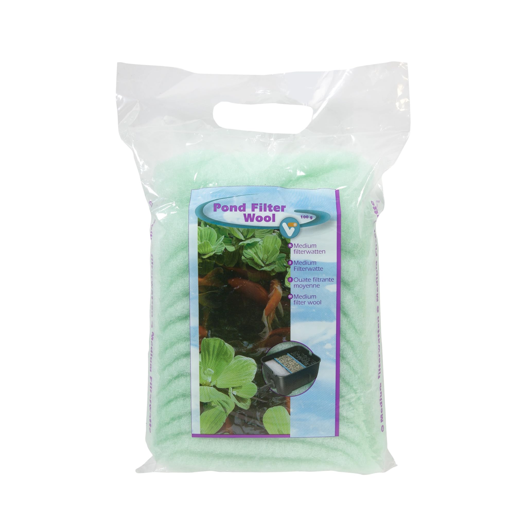 velda-vt-pond-filterwatte-gr-n-500-g-filterwolle-f-r-teichfilter image 1