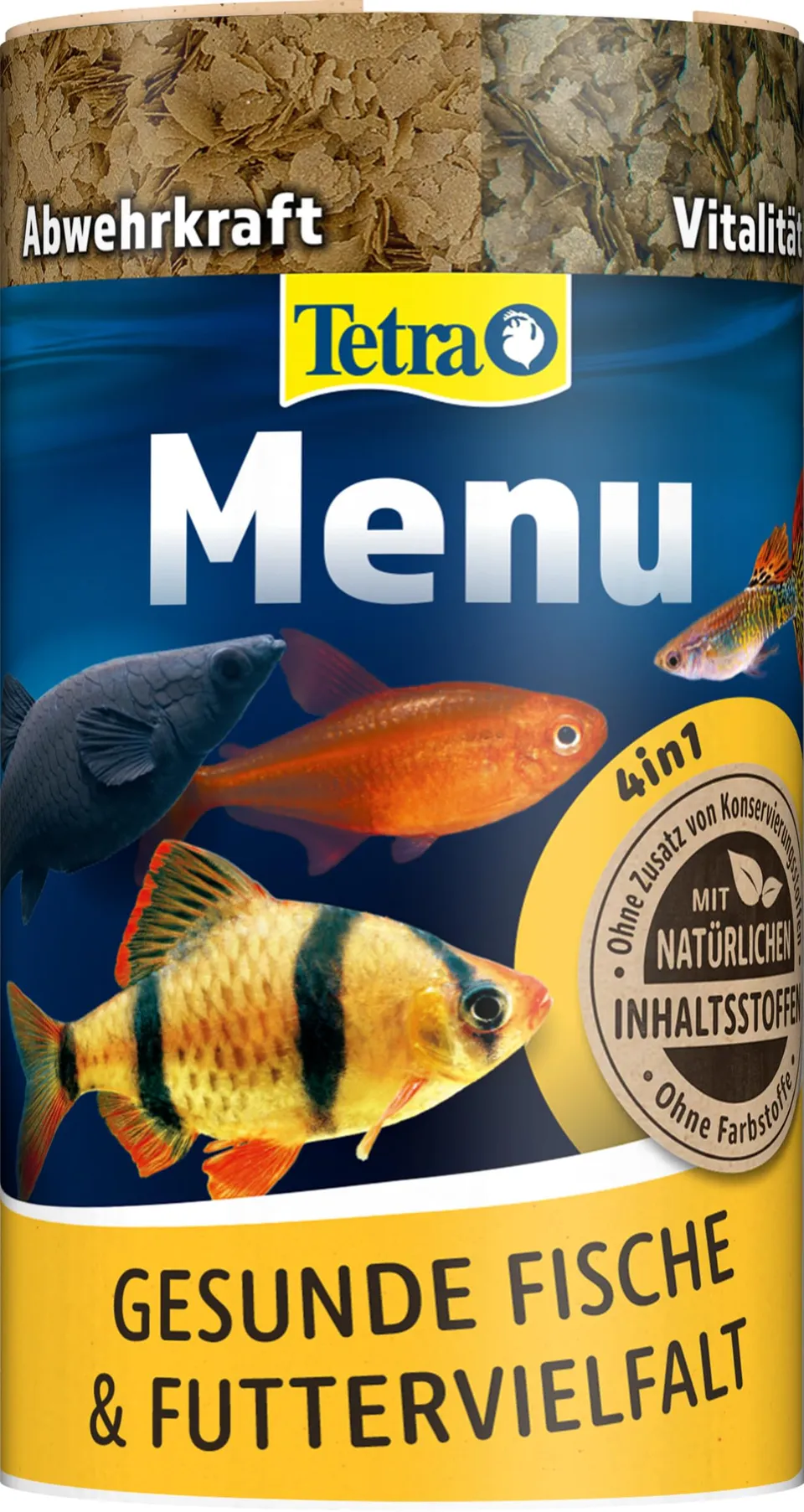 tetra-min-menu-fischfutter-250-ml-dose-4-sorten-flockenmix image 1
